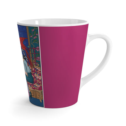 The Jealous Parrot by George Barbier Latte Mug