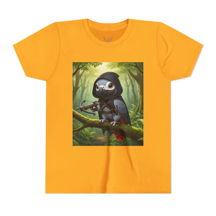 The African Grey Sentinel Youth Short Sleeve Tee