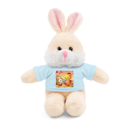Whimsical Springtime Exchange Stuffed Animals with Tee