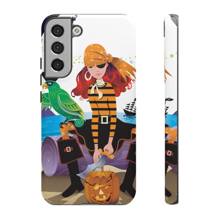 Moonlit Pirate Halloween Phone Cases