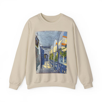 Gallery of a Moroccan Riad by George Gaudion Heavy Blend™ Crewneck Sweatshirt