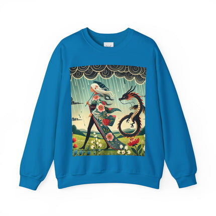 The Dragon Fairy’s Stride Heavy Blend™ Crewneck Sweatshirt
