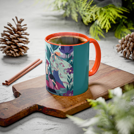 The Ladies Of The Secret Masquerade Colorful Mugs – Art Deco Floral Mystery