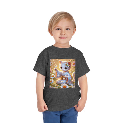 Daisy Chain Whimsy Toddler Short Sleeve Tee