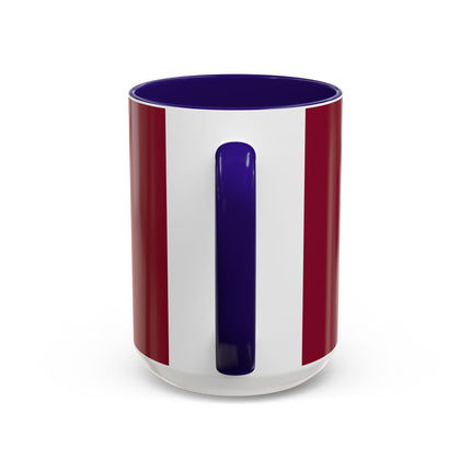 Elegant Holiday Woman with Gifts Colorful Mugs (11oz, 15oz)