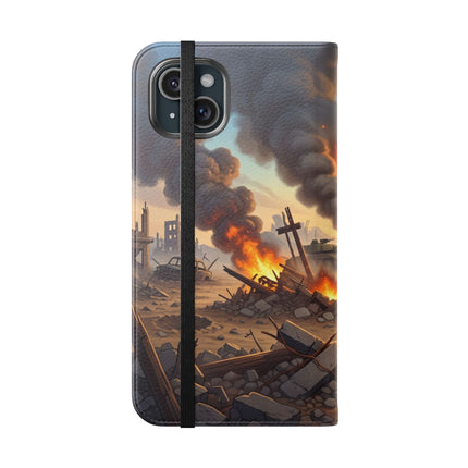 🦉🌟 The Owl on the Front Lines Flip Case – Courage & Quiet Strength