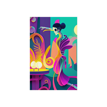 Dance of the Skeleton Ballerinas Fine Art Posters