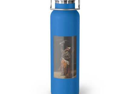 A Rich Kirghiz Huntsman with a Falcon by Vasily Vereshchagin Copper Vacuum Insulated Bottle, 22oz