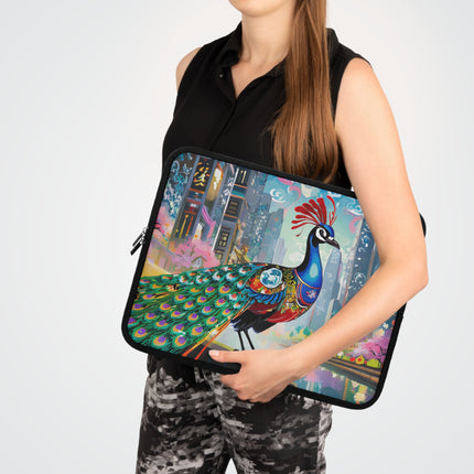Techno Plumes Laptop Sleeve