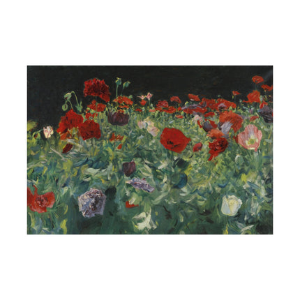 Poppies (A Study of Poppies for Carnation, Lily, Lily, Rose) by John Singer Sargent Matte Horizontal Posters