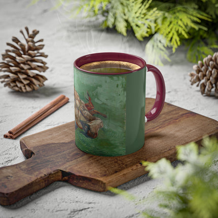 Crab on its Back by Vincent Van Gogh Colorful Mugs, 11oz