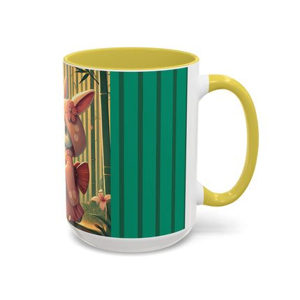 Geisha Kitten’s Easter Stroll Colorful Mugs (11oz, 15oz)