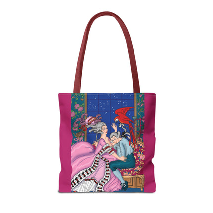 The Jealous Parrot by George Barbier Tote Bag (AOP)