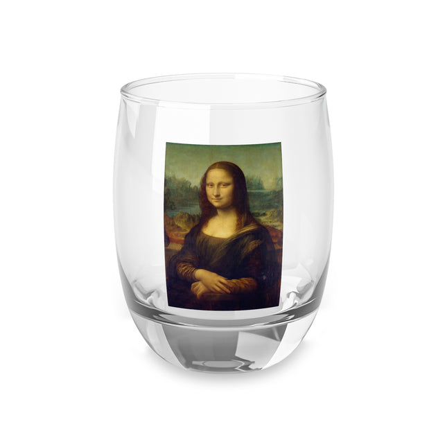 Mona Lisa by Leonardo da Vinci Whiskey Glass