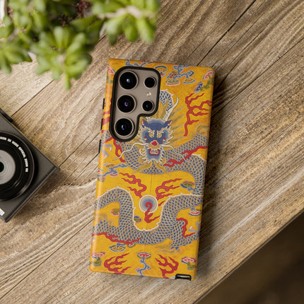 Majestic Dragon Regalia – Imperial 12-Symbol Robe Phone Cases