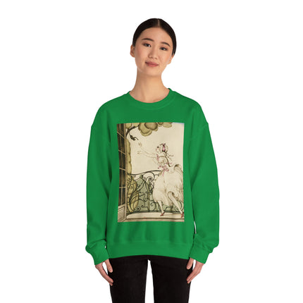 Sur talons rouges (On Red Heels) pl 02 by Gerda Wegener Heavy Blend™ Crewneck Sweatshirt