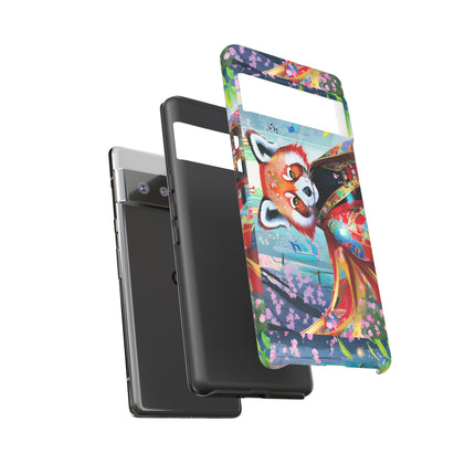 Cybernetic Red Panda Phone Cases