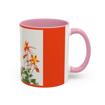 Aquilegia Flowers by Tanigami Kônan Colorful Mugs (11oz, 15oz)
