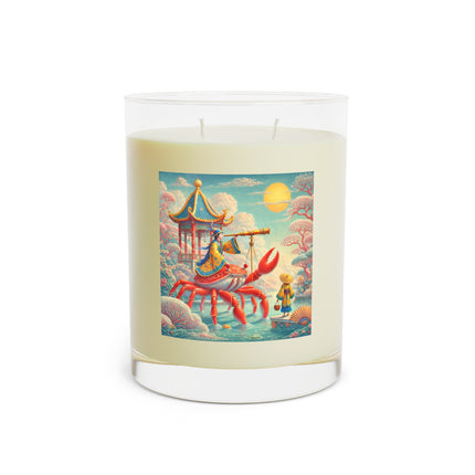 The Celestial Crab Navigator Scented Candle - Full Glass, 11oz