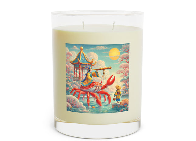 The Celestial Crab Navigator Scented Candle - Full Glass, 11oz