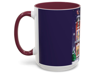 A Christmas Eve Celebration Colorful Mugs (11oz, 15oz)