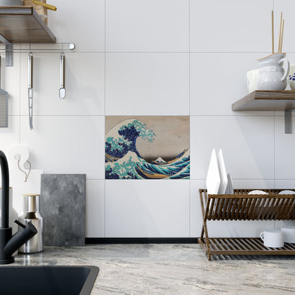The Great Wave off Kanagawa by Katsushika Hokusai Ceramic Tile