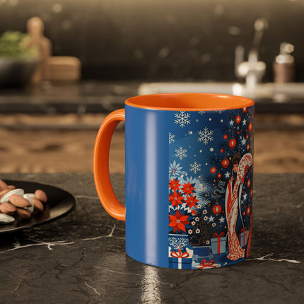 🎋❄️ The Winter Lantern Celebration Colorful Mug – Elegant Asian Christmas Fantasy