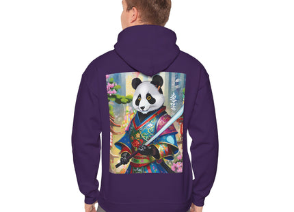 Cyberpunk Samurai Panda – Heavy Blend™ Hooded Sweatshirt