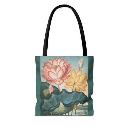 The Sacred Egyptian Lotus by Robert John Thornton Tote Bag (AOP)