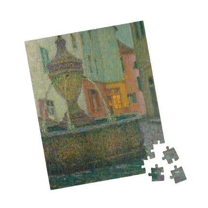 La Fontaine, Saint-Paul De Vence by Henri Le Sidaner Puzzle (110, 252, 500-Piece)