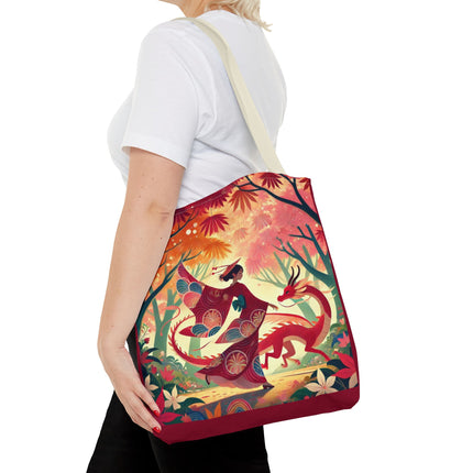 The Dragon Fairy’s Dance Tote Bag – Enchanted Grace & Spring Magic