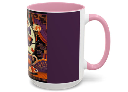 Theatrical Halloween Mice on Teacup Colorful Mugs (11oz, 15oz)