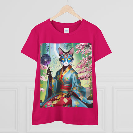 Cyberpunk Geisha Cotton Tee