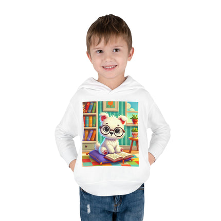 Little Scholar Pup Toddler Pullover Fleece Hoodie