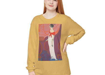 L’Entracte by Georges Lepape Garment-dyed Long Sleeve T-Shirt