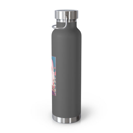 August & Peridot (from the Gem Series) by Sofia Chiostri Copper Vacuum Insulated Bottle, 22oz