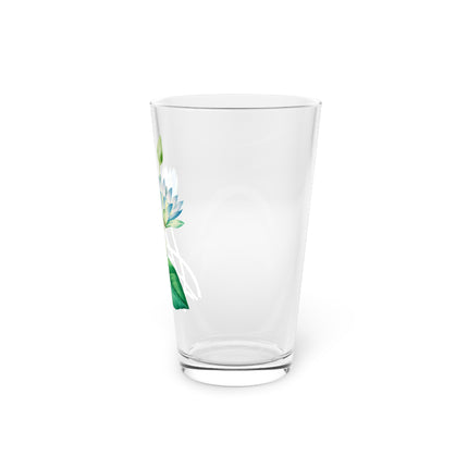 Egyptian Lotus Flower by Pierre-Joseph Redouté Glass, 16oz