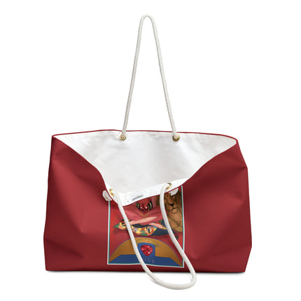 July & Ruby (from the Gem Series) by Sofia Chiostri Weekender Bag