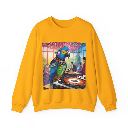 Parrot DJ Unisex Heavy Blend™ Crewneck Sweatshirt