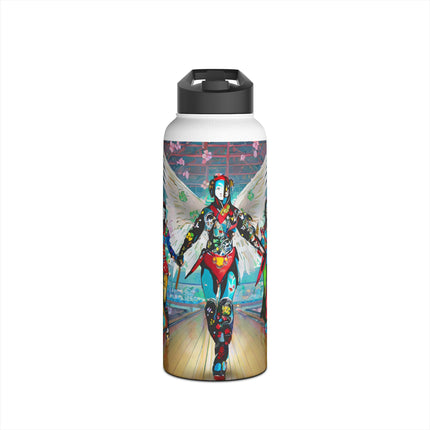 Samurai Robot Angels Stainless Steel Water Bottle