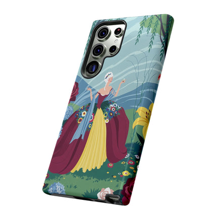 🌹🌿 The Willow Garden Promenade Phone Case – Art Deco Floral Elegance