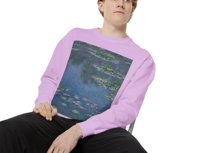 Water Lilies by Claude Monet Unisex Garment-Dyed Sweatshirt