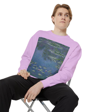 Water Lilies by Claude Monet Unisex Garment-Dyed Sweatshirt
