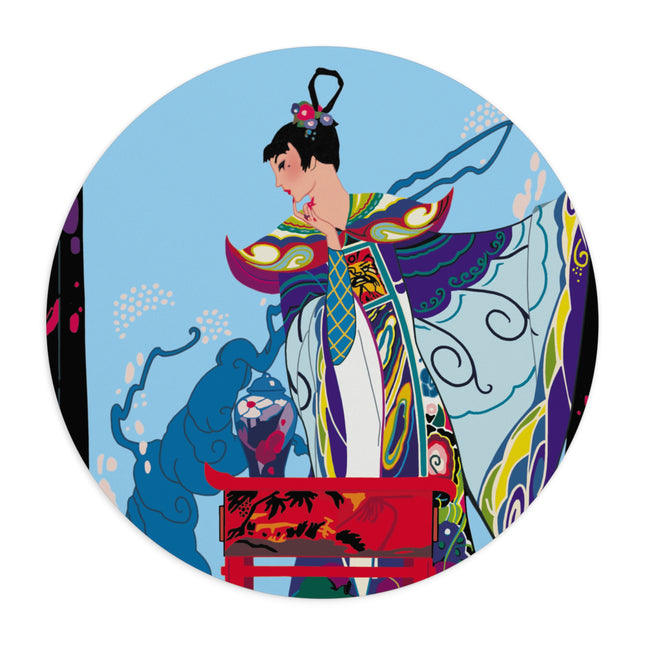 A Visual Journey by Umberto Brunelleschi Mouse Pad, Round and Rectangle