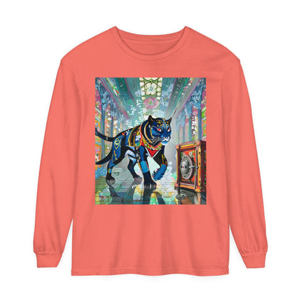 Cyber Panther's Hunt Long Sleeve T-Shirt