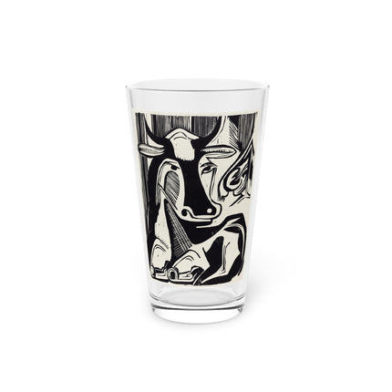 The Large Cow by Ernst Ludwig Kirchner Glass, 16oz