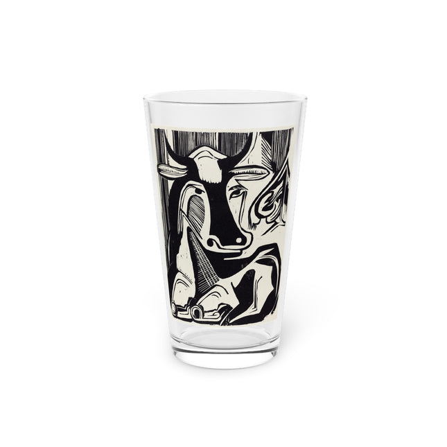 The Large Cow by Ernst Ludwig Kirchner Glass, 16oz
