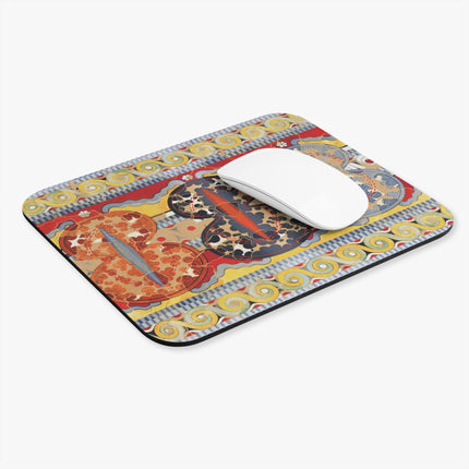 Reproduction of the Shield Frieze by Emile Gilliéron Mouse Pad, Rectangle