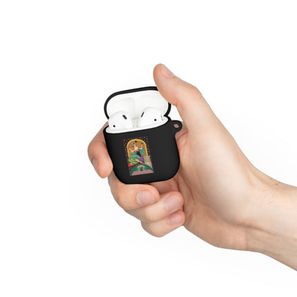 May & Emerald AirPods Case — Gem Series by Sofia Chiostri