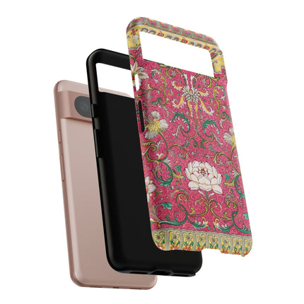 Pink Floral Pattern by Owen Jones Phone Cases